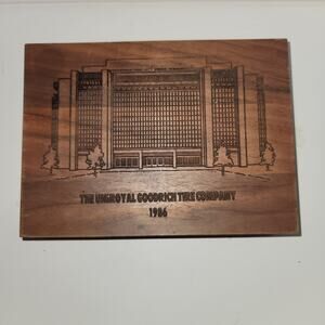 The Uniroyal Goodrich Tire Company Building 1986 playing cards souvenir box